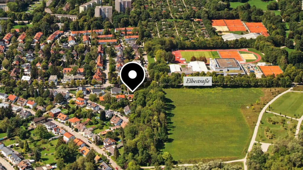 Elbestraße 5 – Luftaufnahme