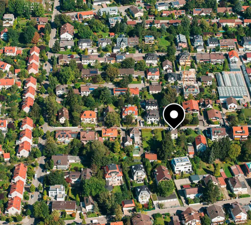 Zoppoter Straße 16 – Luftaufnahme